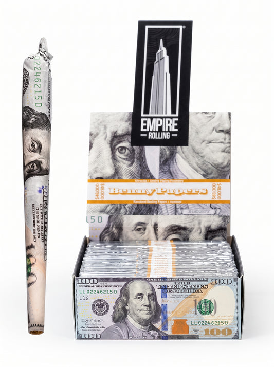 Empire $100 Rolling Papers & Filter Tips | King Size Slim | 1pk | 10 Leaves & Tips per Pack