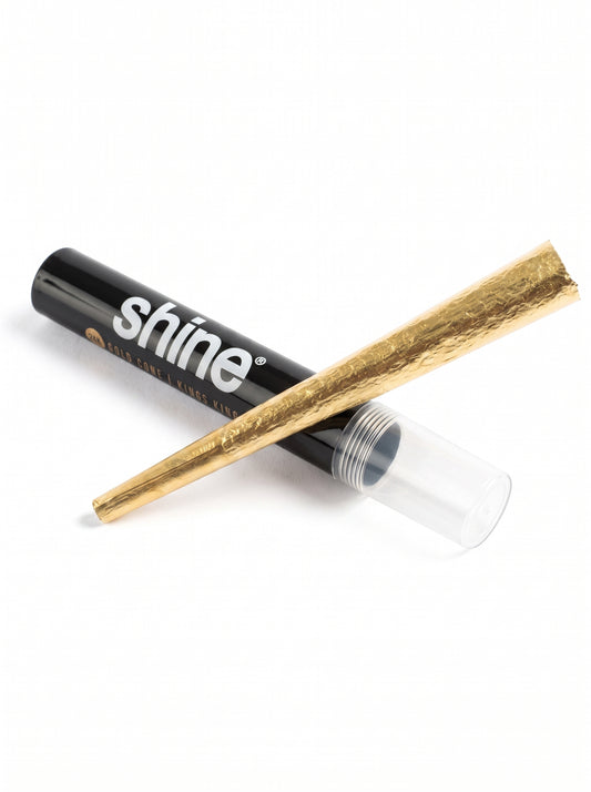 Shine 24K Gold Cones | King Size | 1 Cone Tube
