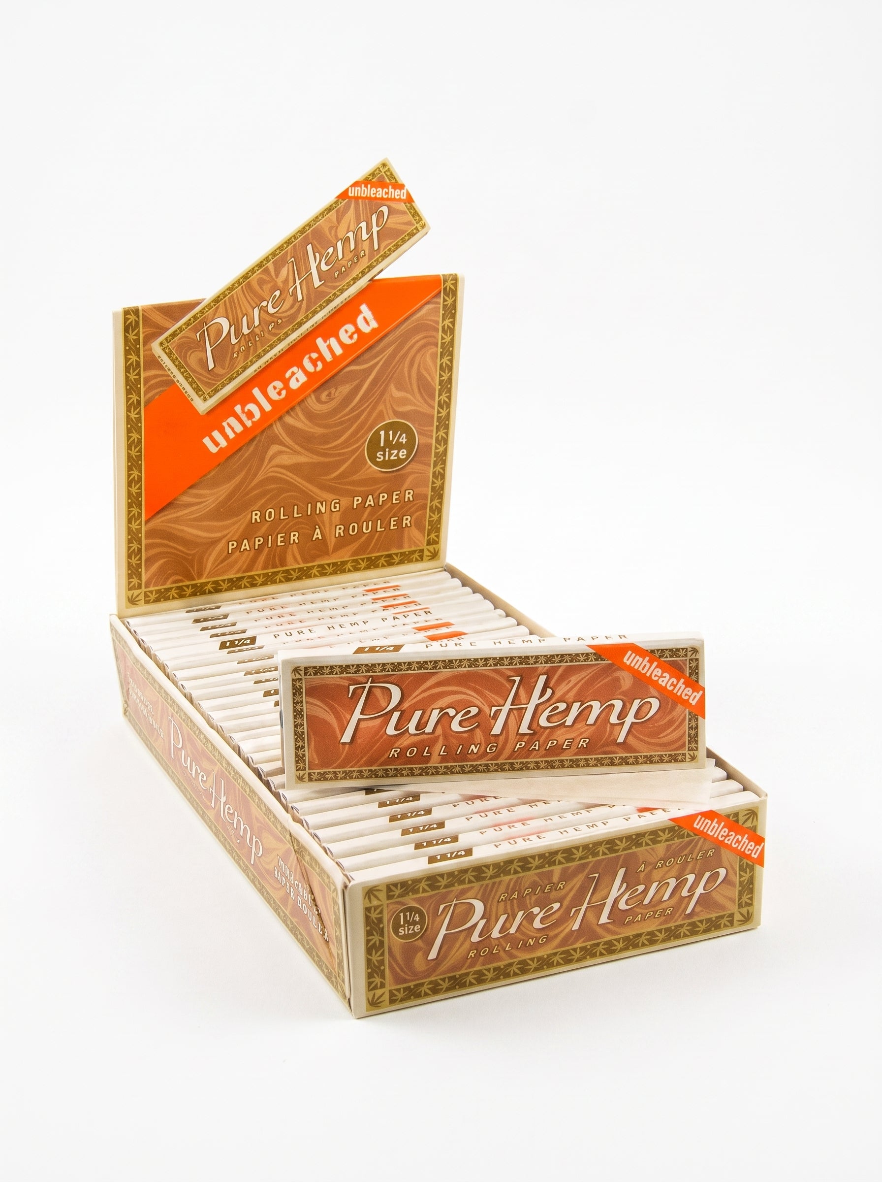 Pure Hemp Unbleached Rolling Papers | 1 1/4 | 1pk | 50 Leaves per Pack