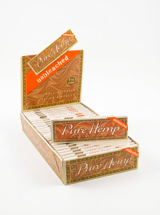 Pure Hemp Unbleached Rolling Papers | 1 1/4 | 1pk | 50 Leaves per Pack