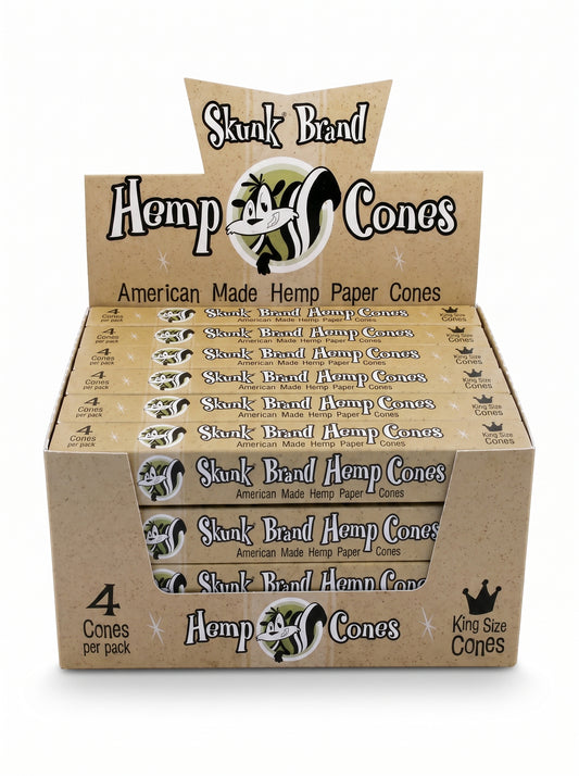 Skunk Hemp Cones | King Size | 1pk | 4 Cones per Pack