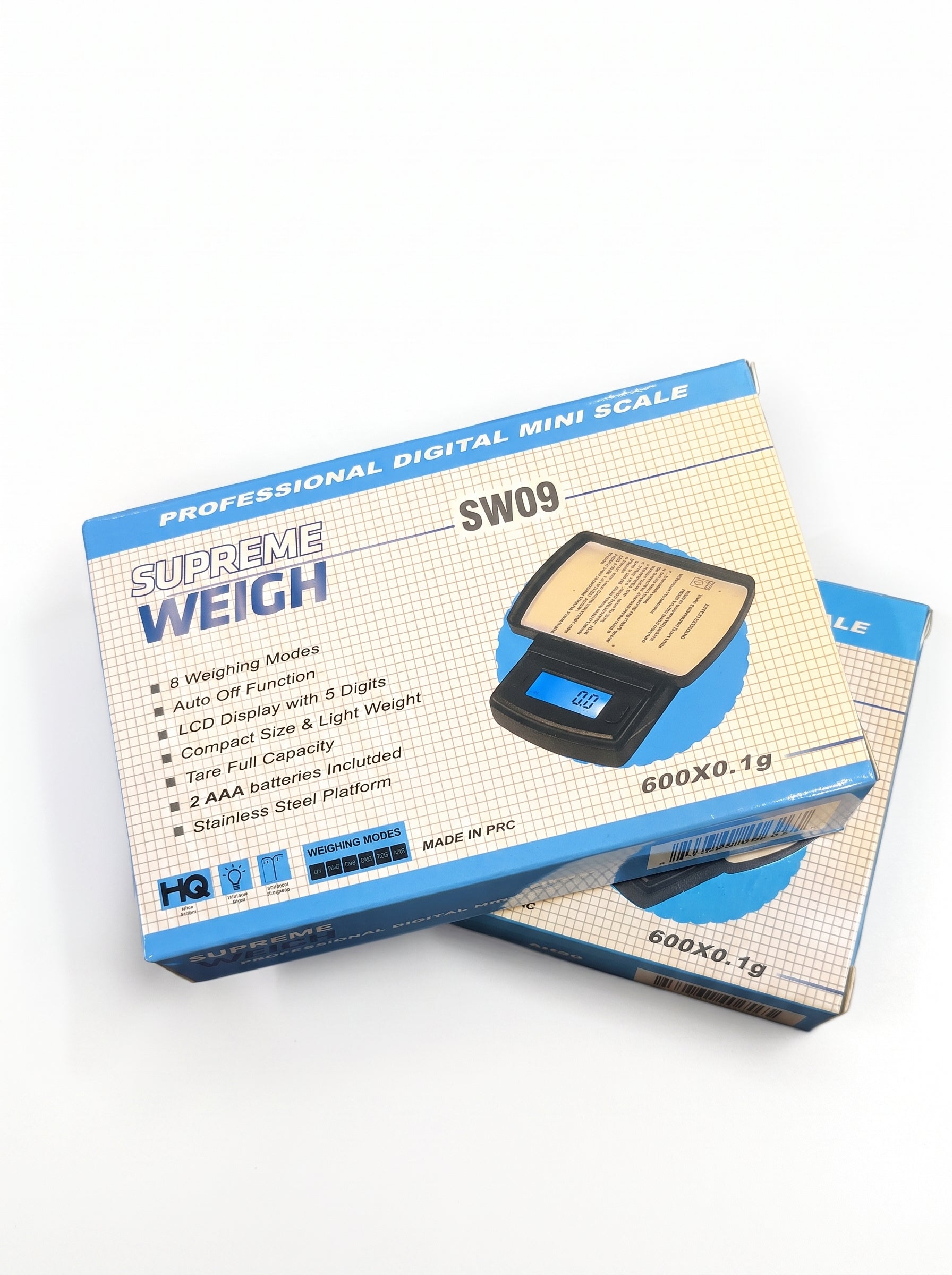 Supreme Weight Gauge Scale - SW09 (e.g. 600g x 0.01g )