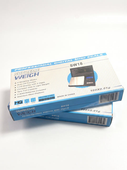 Supreme Weight Mini Scale - SW18 (e.g. 100g x 0.01g)