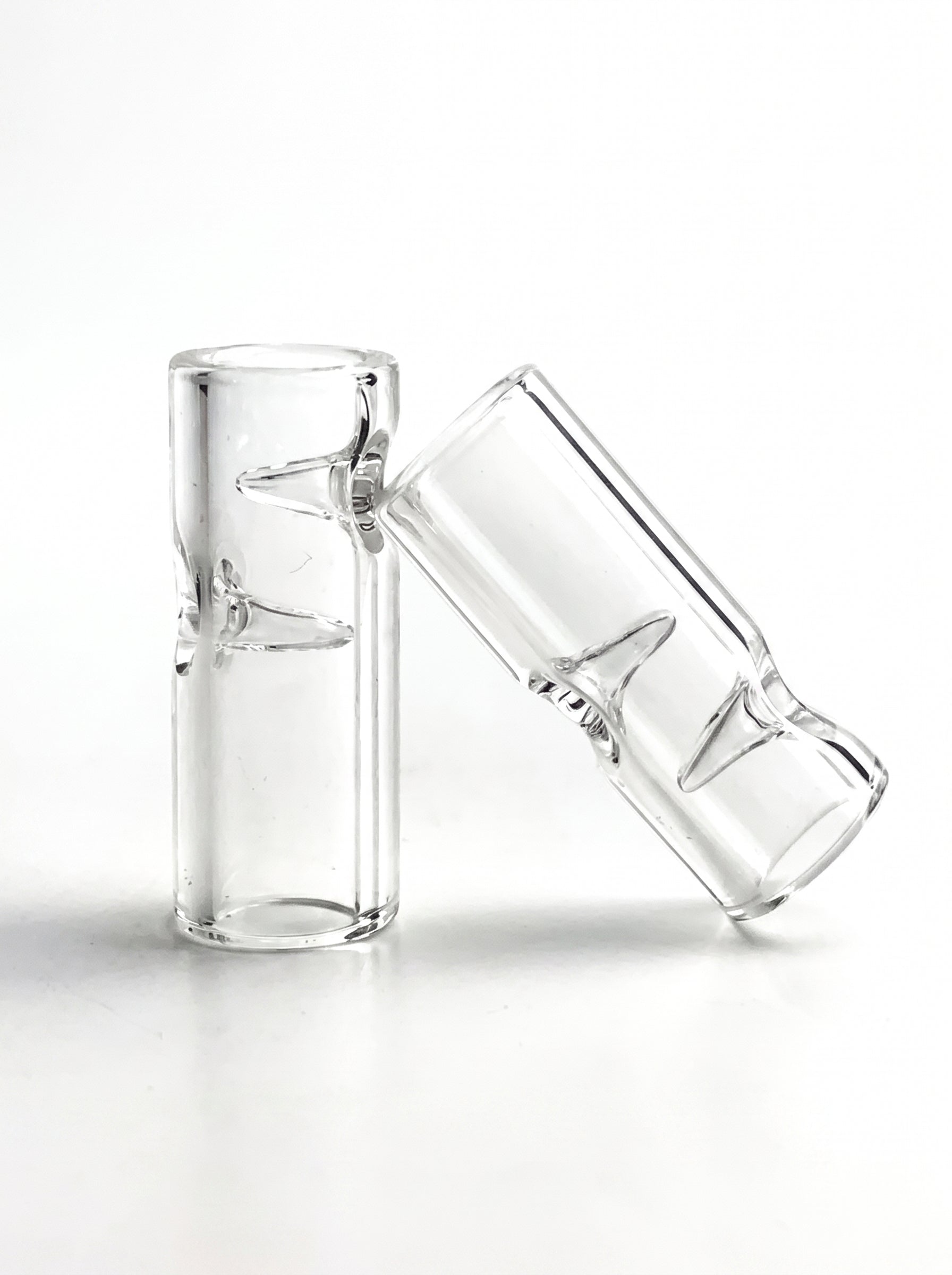 Trilla Glass Tips | Round Tip | | 38mm x 12mm | Clear | 1pc
