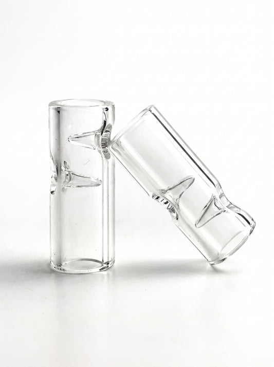 Trilla Glass Tips | Round Tip | | 38mm x 12mm | Clear | 1pc