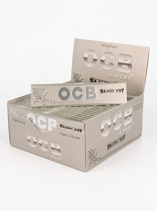 OCB X-Pert Slim Fit Slim Rolling Papers | King Size Slim | 1pk | 32 Leaves per Pack