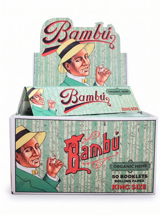 Big Bambu Organic Hemp Rolling Papers | King Size | 1pk | 33 Leaves per Pack