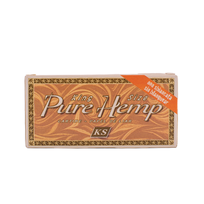 Pure Hemp Unbleached Rolling Papers | King Size | 1pk | 33 Leaves per Pack