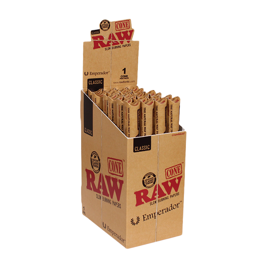 RAW Classic Emperador Cones | 9" | | 230mm | 1pk | 1 Cone per Pack