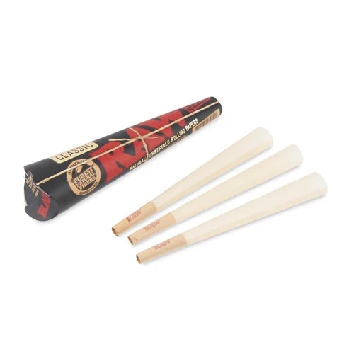 RAW Black Cones | King Size | 1pk | 3 Cones per Pack