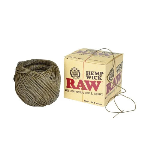 RAW Natural Hemp Wick Roll | 100ft Bundle | 1 Bundle