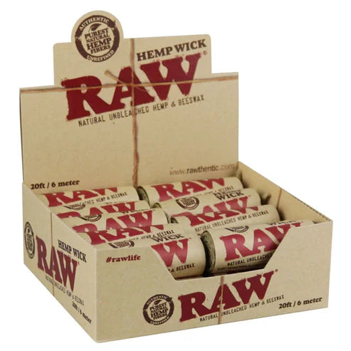 RAW Natural Hemp Wick Roll | 20ft Bundle | 1 Bundle