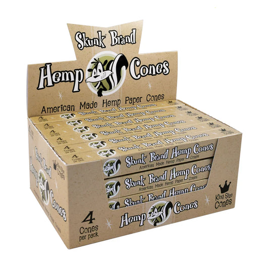 Skunk Hemp Cones | King Size | 1pk | 4 Cones per Pack