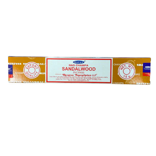 Satya Nag Champa Incense Sticks | Sandalwood | 1bx | 15g