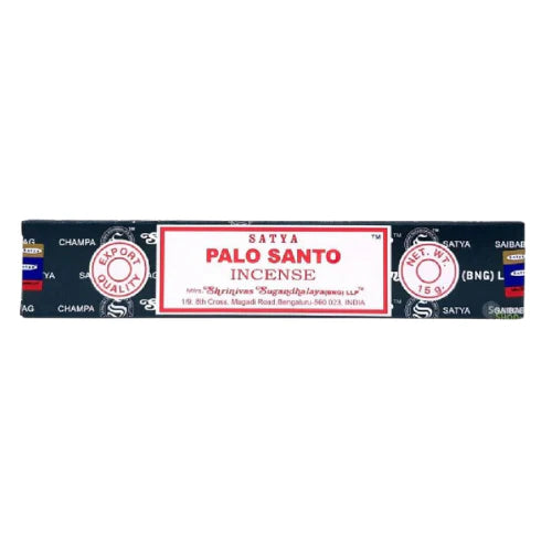 Satya Nag Champa Incense Sticks | Palo Santo | 1bx | 15g