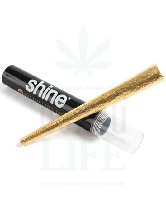 Shine 24K Gold Cones | King Size | 1 Cone Tube