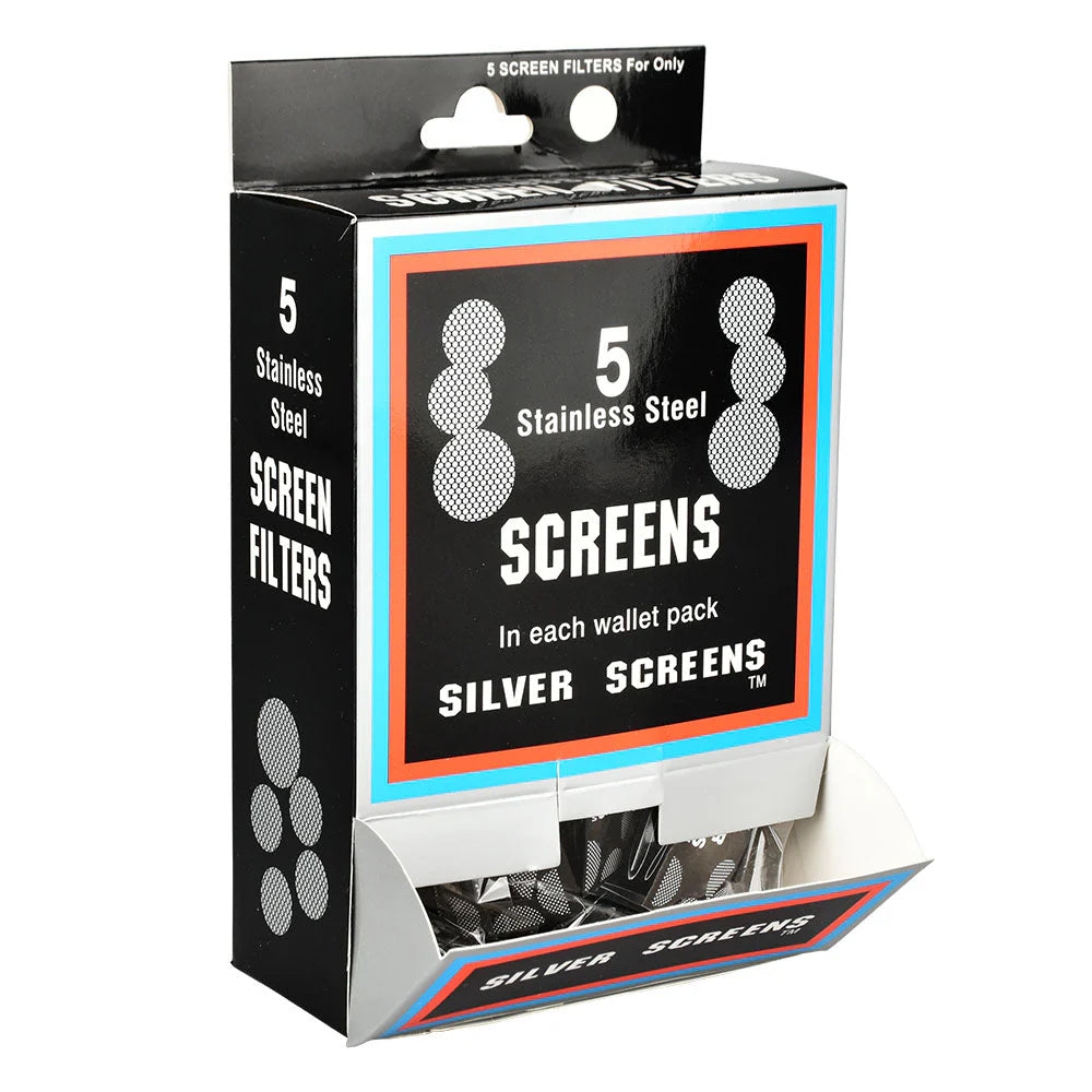 Silver Pipe Screen Filters | 1pk | 5 Screens per Pack – Rolling Papers ...