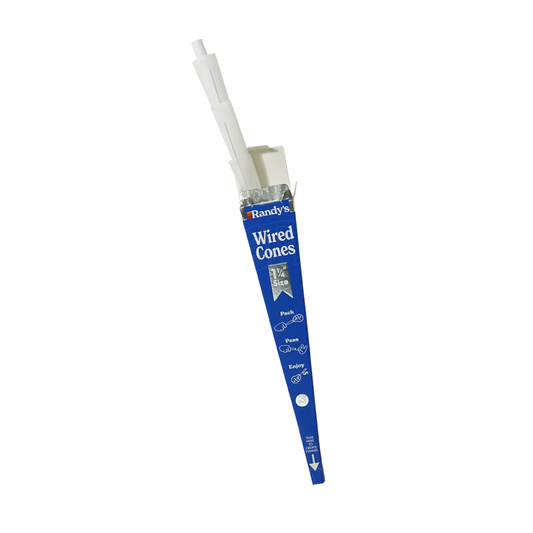 Randy's Wired Pre-Rolled Cones | 1 1/4 Size | 1pk | 3 Wired Cones per Pack