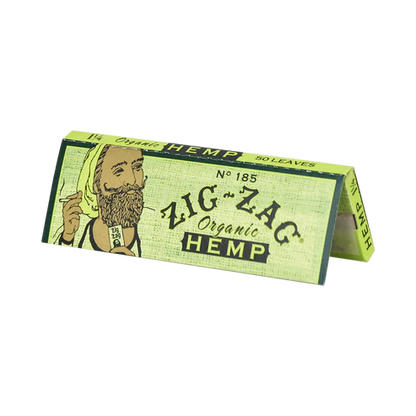 Zig Zag Organic Hemp Rolling Papers |  1 1/4 Size | 1pk | 50 Leaves per Pack