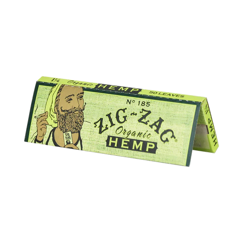 Zig Zag Organic Hemp Rolling Papers |  1 1/4 Size | 1pk | 50 Leaves per Pack