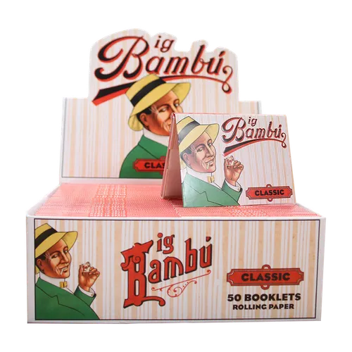 Big Bambu classic Rolling Papers | Single Wide Size | 1pk | 33 Leaves per Pack
