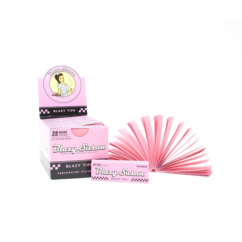 Blazy Susan Pink Tips | 1pk | 50 Tips per Pack