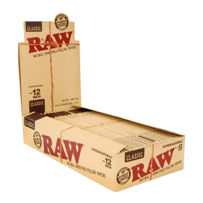 RAW Supernatural Classic Rolling Papers | 12" | 305mm | 1pk | 20 Leaves per Pack
