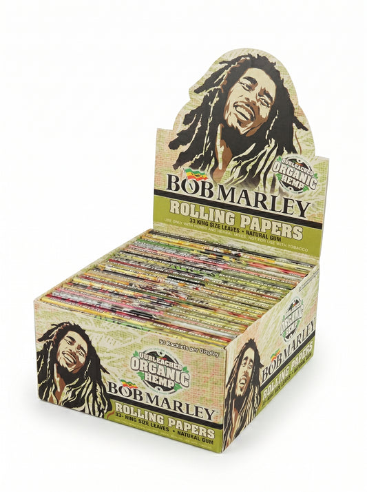Bob Marley Hemp Rolling Papers | King Size | 1pk | 33 Leaves per Pack