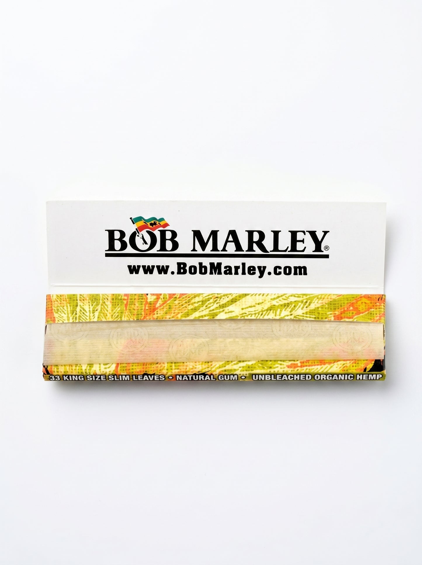 Bob Marley Hemp Rolling Papers | King Size | 1pk | 33 Leaves per Pack