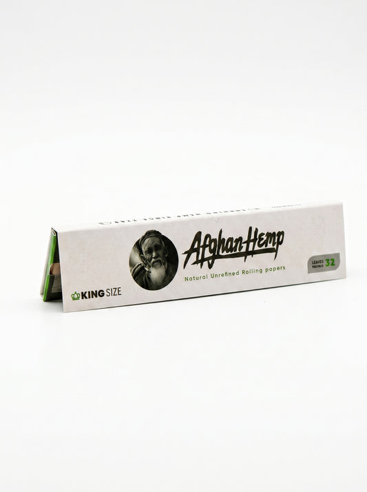 Afghan Hemp Rolling Papers | King Size | 1pk | 32 Leaves per Pack