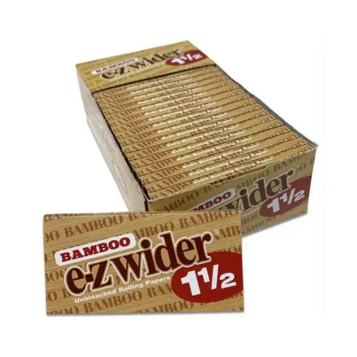 EZ Wider Bamboo Rolling Papers | 1 1/2 Size  | 1pk | 24 Leaves per Pack