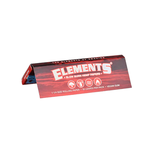 Elements Hemp Rolling Papers | 1 1/4 Size | 1pk | 50 Leaves per Pack