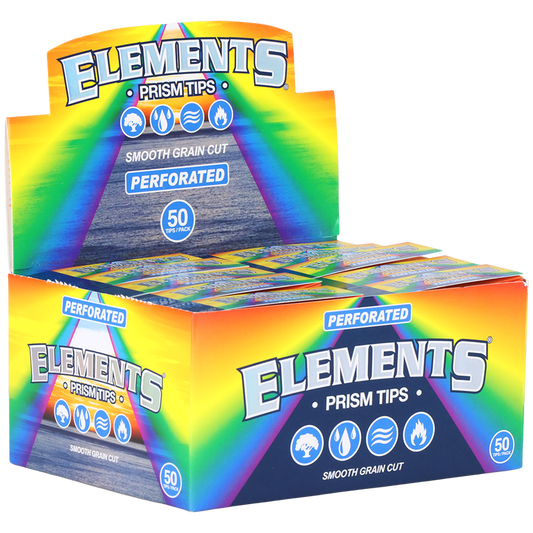 Elements Prism Perforated Tips | 50pc | 50pk Display