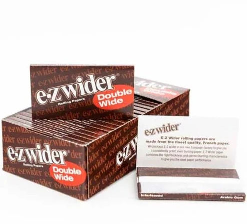 EZ Wider Rolling Papers | Double Wide Size | 1pk | 24 Leaves per Pack