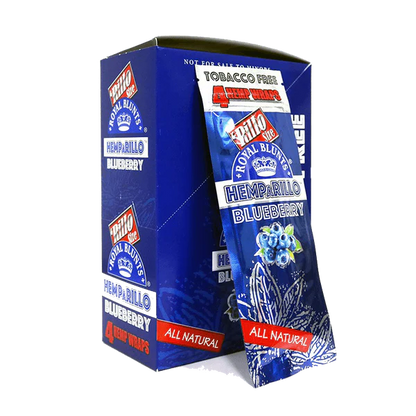 Royal Blunts Hemparillo Hemp Wraps | Blueberry | 1pk  | 4 Hemp Wraps per Pack