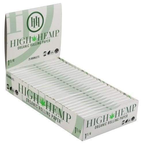 High Hemp Organic Rolling Papers | 1 1/4 Size | 1pk | 32 Leaves per Pack