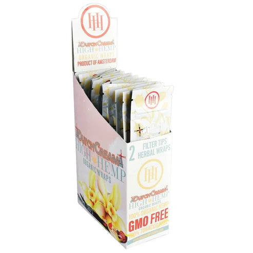 High Hemp Organic CBD Wraps w/Filter Tips  | Dutch Cream | 1pk | 2 Wraps per Pack