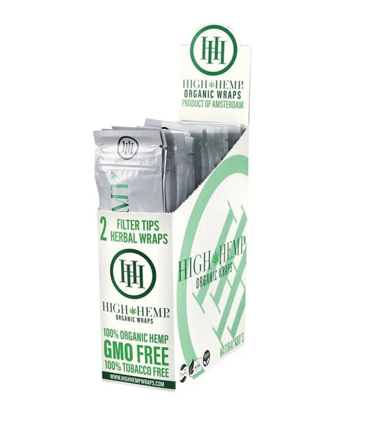 High Hemp Organic CBD Wraps w/Filter Tips  | Original | 1pk | 2 Wraps per Pack