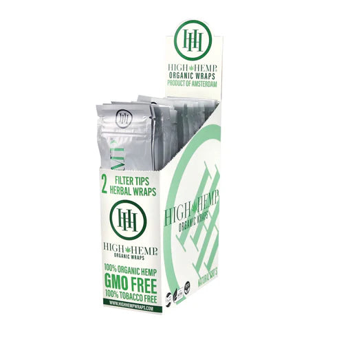 High Hemp Organic CBD Wraps w/Filter Tips  | Area 51 | 1pk | 2 Wraps per Pack