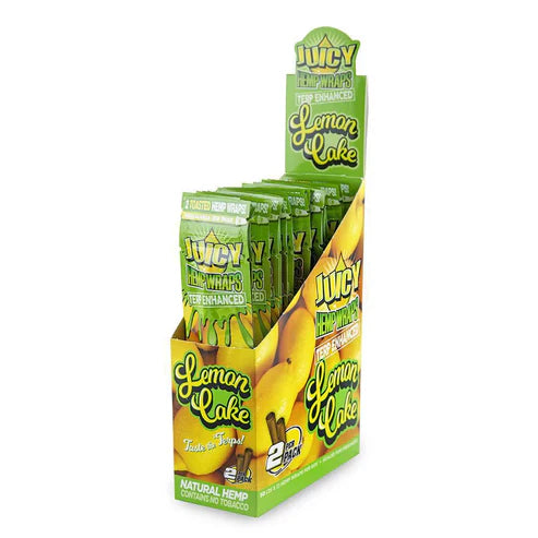 Juicy Terp Enhanced Hemp Wraps | Lemon Cake| 1pk  | 2 Wraps per Pack