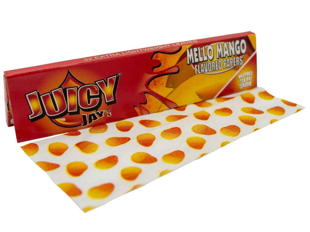 Juicy Jay's Flavored Rolling Papers | Mello Mango | 1 1/4 Size
