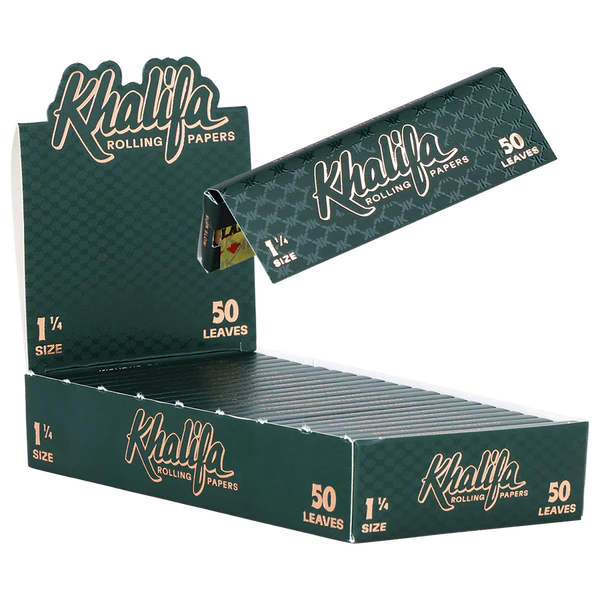 Khalifa Rolling Papers | 1 1/4 Size | 1pk | 50 Leaves per Pack
