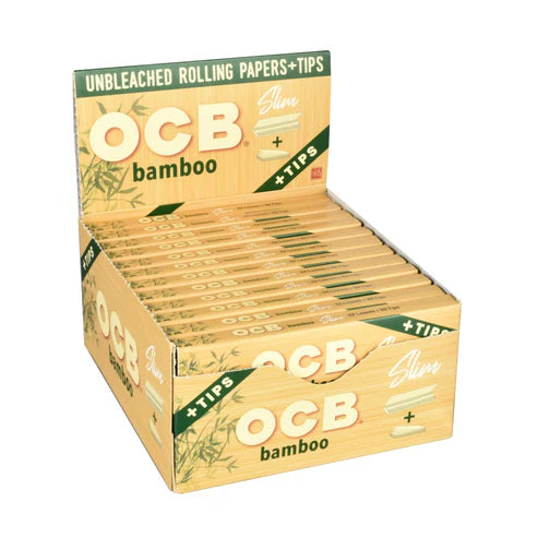 OCB Solaire Rolling Papers & Tips | King Size | 1pk | 32 Tips per Pack | 32 Leaves per Pack