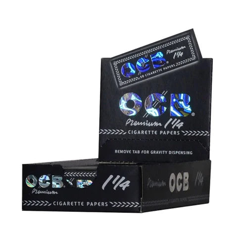 OCB Premium Rolling Papers  | 1 1/4 Size | 1pk | 50 Leaves per Pack
