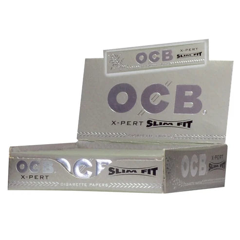 OCB X-Pert Slim Fit Slim Rolling Papers | 1 1/4 Size | 1pk | 50 Leaves per Pack