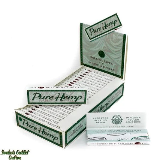 Pure Hemp Organic Rolling Papers | 1 1/4 | 1pk | 50 Leaves per Pack