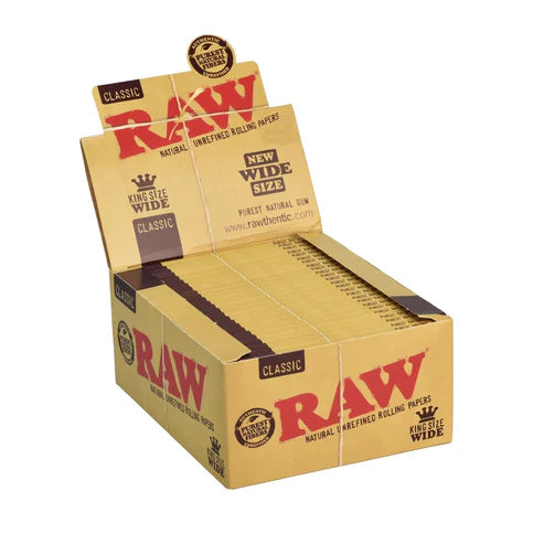 RAW Classic Rolling Papers | King Size Wide | 1pk | 32 Leaves per Pack