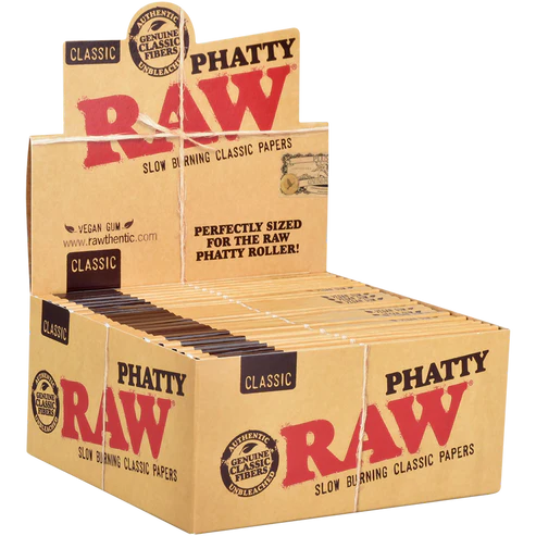 RAW Classic Rolling Papers | Phatty | 1pk | 32 Leaves per Pack