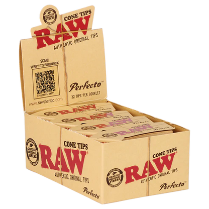 RAW Perfecto Cone Tips | 1pk | 32 Cone Tips per Pack
