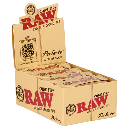 RAW Perfecto Cone Tips | 1pk | 32 Cone Tips per Pack